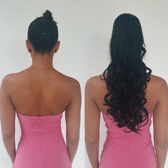 INSERT NAME HERE | Maddy Draw-String Ponytail - Picture 5 of 14